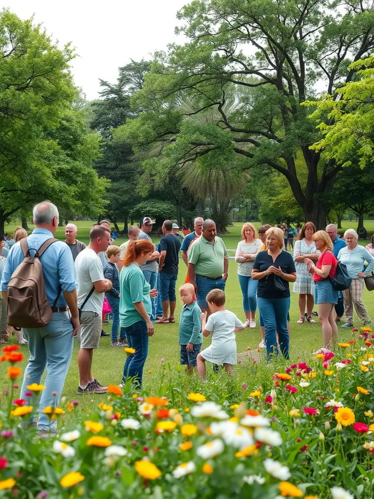 A photo of a recent community event organized by the association, showing people participating in a heritage-related activity.